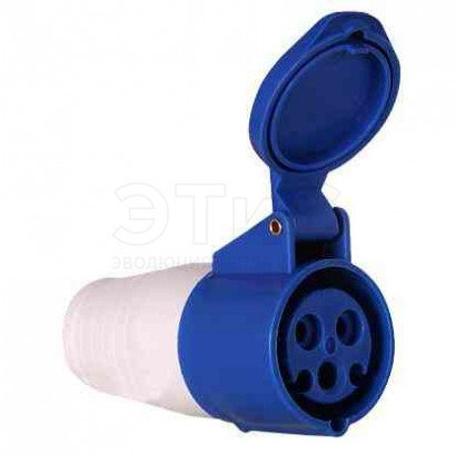 Розетка кабельная 3x32A IP44 PPS-223 переносная